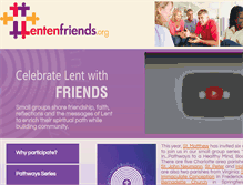 Tablet Screenshot of lentenfriends.org